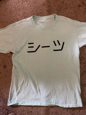 Men's or women’s Light Mint Graphic Tee Deku Anime